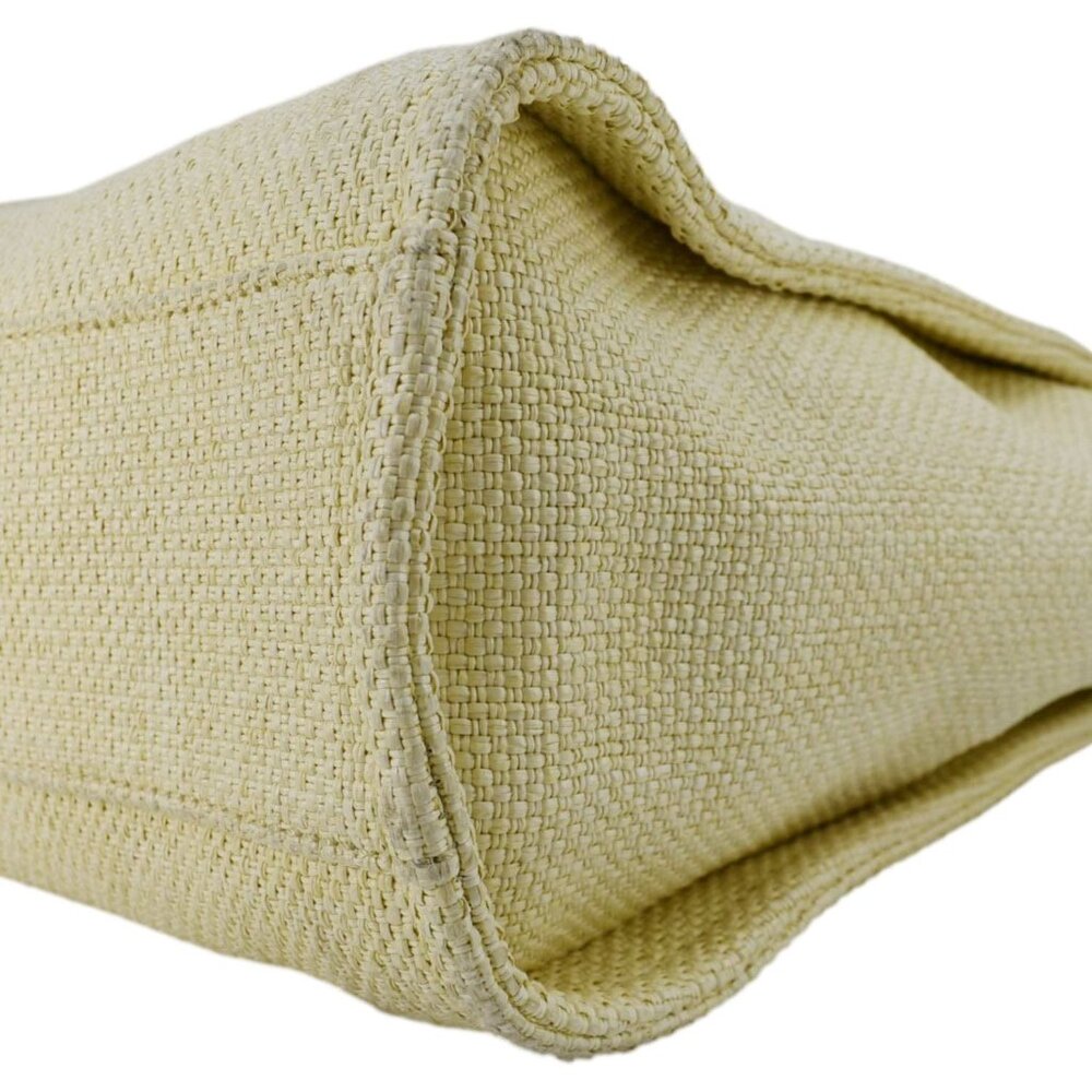 Chanel Deauville Straw Raffia Tote Bag Yellow - Picture 8 of 13